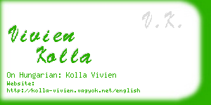 vivien kolla business card